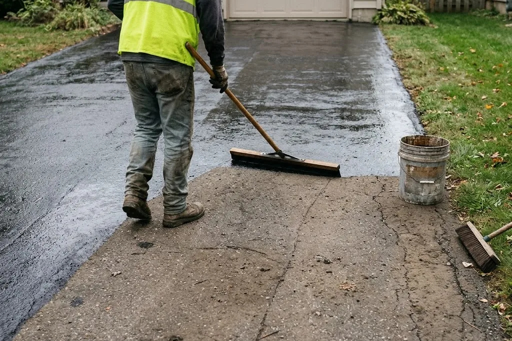 Sealcoating Your Edmonton Driveway Before Winter Arrives