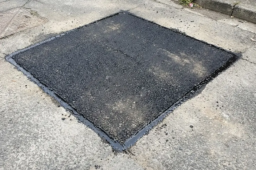 One zone of a lot replaced while the sound remainder was repaired